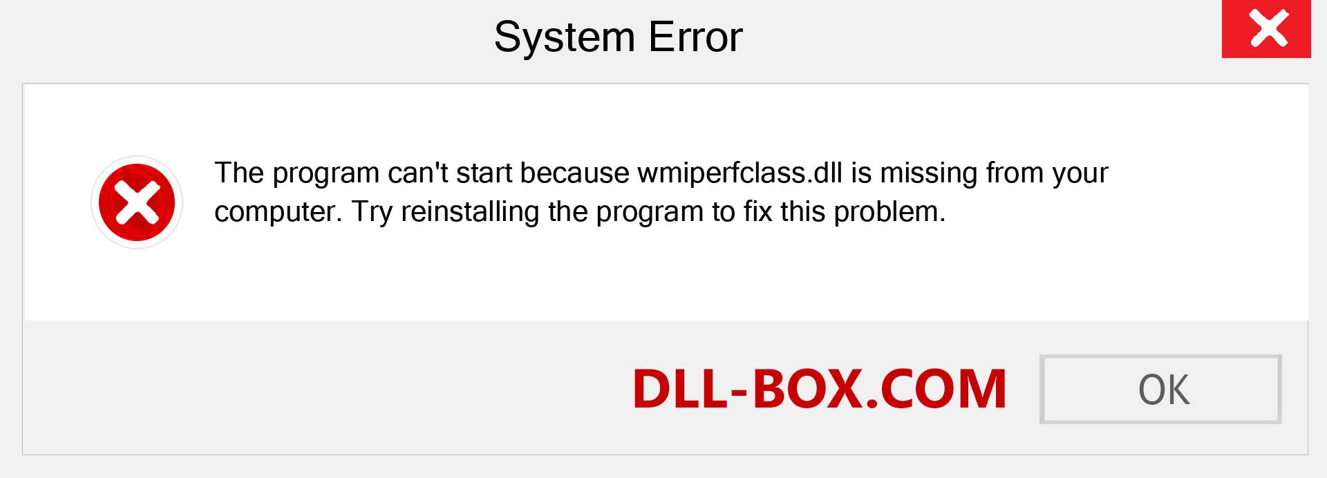 wmiperfclass.dll file is missing?. Download for Windows 7, 8, 10 - Fix  wmiperfclass dll Missing Error on Windows, photos, images